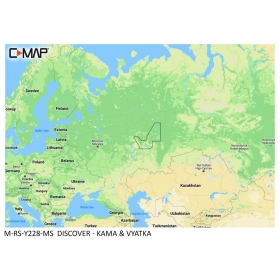C-MAP Discover map - Kama and Vyatka
