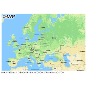 C-MAP Discover map - Balakovo Astrakhan Rostov