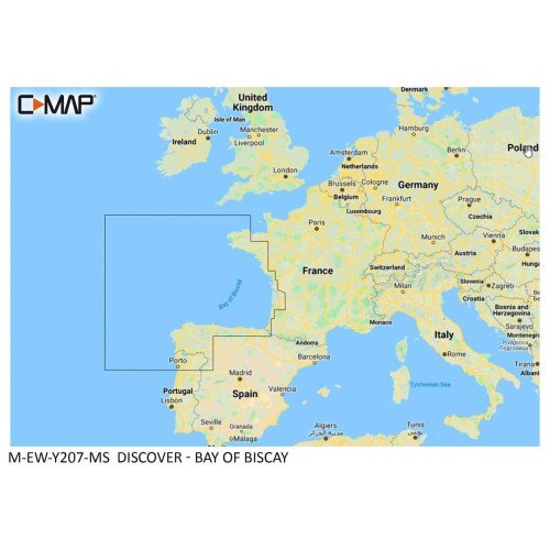 Carta C-MAP Discover - Golfo de Vizcaya