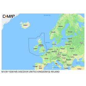 C-MAP Discover Map - UK & Ireland