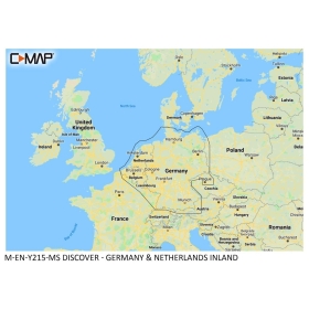 C-MAP Discover Map - Germany & Inner Netherlands
