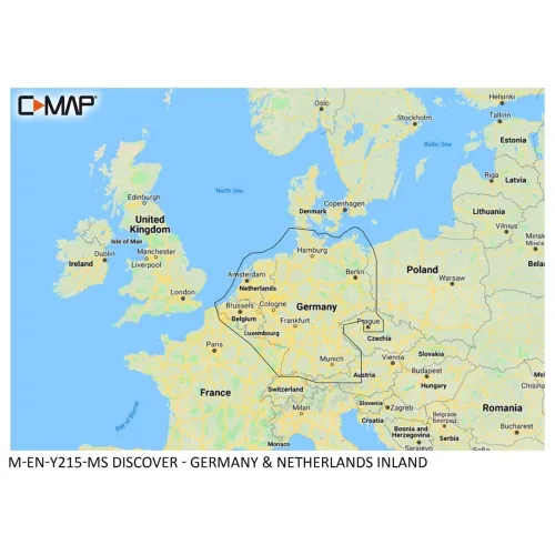 Mappa C-MAP Discover - Germania e Paesi Bassi interni