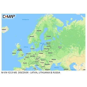 C-MAP Discover Chart - Latvia, Lithuania & Russia