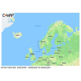 C-MAP Discover Chart - Farsund to Maaloey