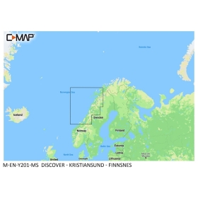 C-MAP Upptäck karta - Kristiansund - Finnsnes