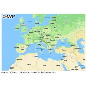 C-MAP Upptäck karta - Adriatiska och Joniska havet