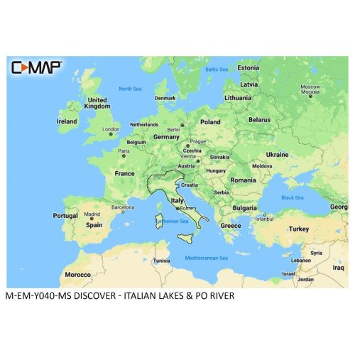 C-MAP Discover Chart - Laghi Italiani & Po