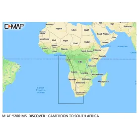 C-MAP Ontdek kaart - Kameroen - Zuid-Afrika