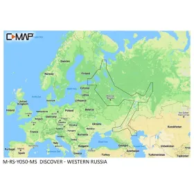 C-MAP Ontdek kaart - West-Rusland