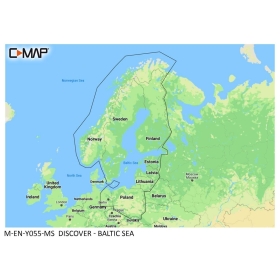 C-MAP Upptäck karta - Östersjön