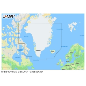 C-MAP Upptäck karta - Grönland
