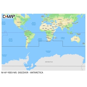 C-MAP Upptäck karta - Antarktis