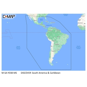 C-MAP Upptäck karta - Sydamerika & Karibien