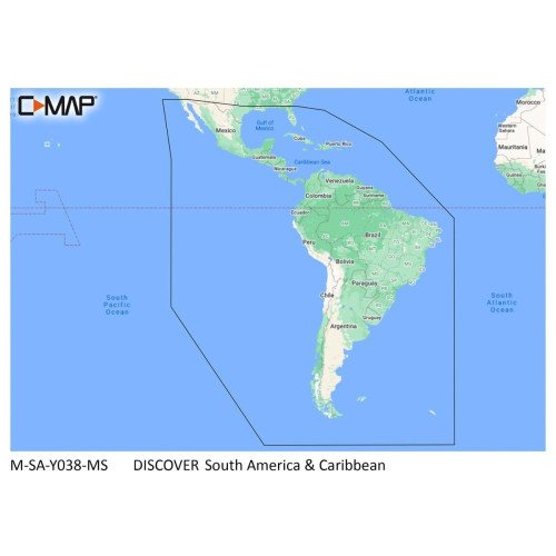 Carta C-MAP Discover - Sud America e Caraibi