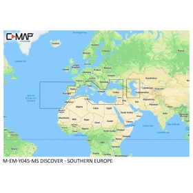 C-MAP Upptäck karta - Sydeuropa