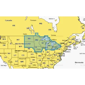 Navionics Platinum+ Amerikaanse Noord-kaart