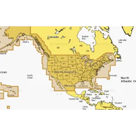 Navionics Platinum+ kaart voor de VS en de kust van Canada