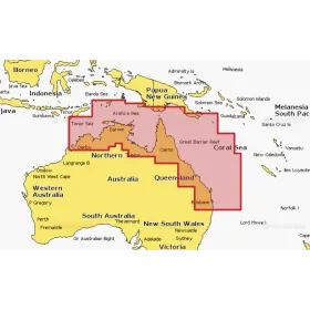 Navionics Platinum+ kaart Australië, Noord-Oost