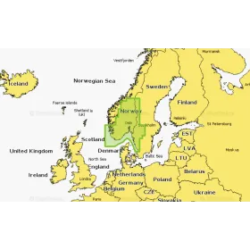 Navionics Platinum+ kaart van Oslo, Skagerrak en Haugesund