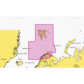 Navionics Platinum+ Noorwegen-kaart, Vestfjorden tot Spitsbergen