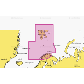 Navionics Platinum+ Norway chart, Vestfjorden to Svalbard