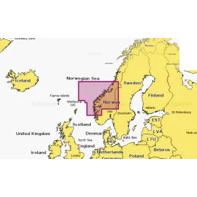 Navionics Platinium+ Noorwegen kaart, Sognefjord - Svefjorden