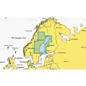 Navionics Platinum+ kaart Botnische Golf