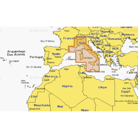 Navionics Platinum+ Karte Mittelmeer, Cen. & Westen