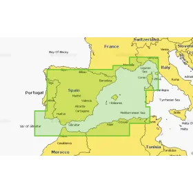 Navionics Platinum+ kaart Spanje, Middellandse Zeekust