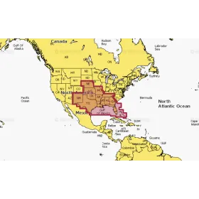 Navionics kaart + Zuidelijke Verenigde Staten