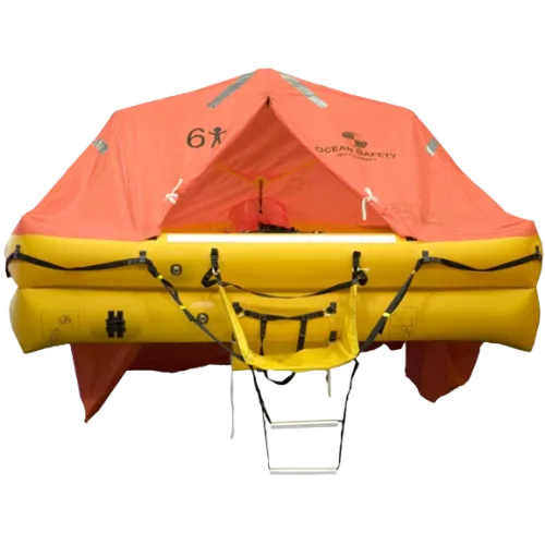 Océan Safety Zattera costiera Ocean Ultralite 8 posti in container 24H armamento