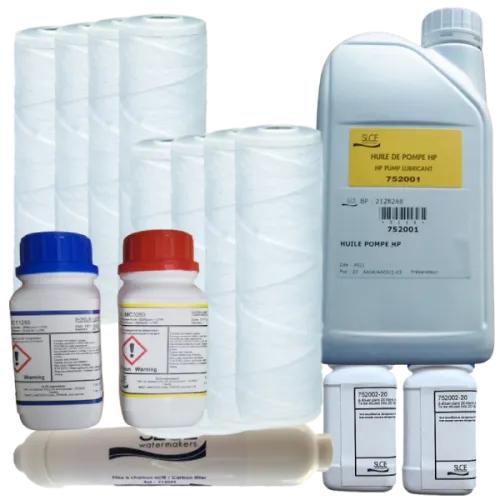 Aqua-Base Maintenance kit for watermaker YC5 / YK5 rinse option