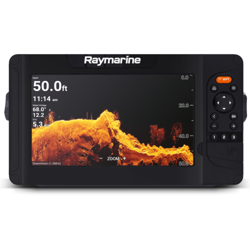 Raymarine Element 12 HV Wi-Fi CHIRP / HYPERVISION dieptemeter HV-100+ Vuurtoren in kaart brengen van Noord-Europa