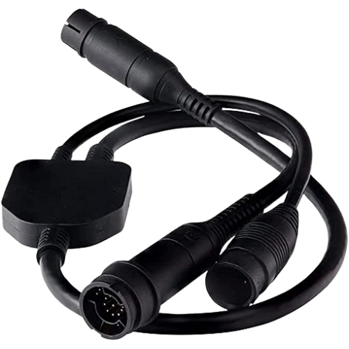 Raymarine Realvision-sonde en CP370-sondeadapterkabel op AXIOM RV