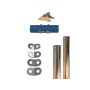 Fixation mât pour éolienne Rutland 914i