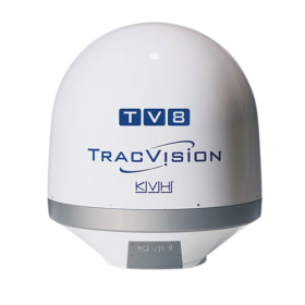 Antena de TV satelital KVH TRACVISION TV8 GPS incorporado