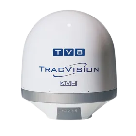 Antena de TV satelital KVH TRACVISION TV8 GPS incorporado