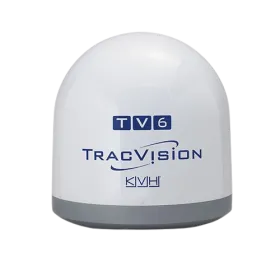 Antena de TV satelital KVH TRACVISION TV6 GPS incorporado