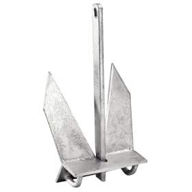 Plastimo Flachanker aus verzinktem Stahl, 40 kg