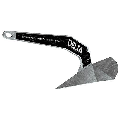 Lewmar Delta Pfluganker, verzinkter Stahl, 6 kg