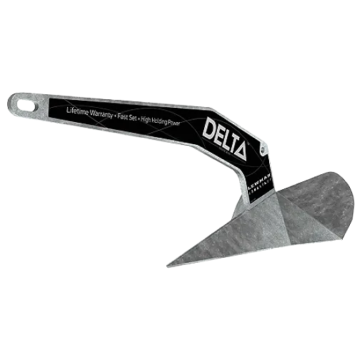 Ancla de arado delta de acero galvanizado de 25 kg Lewmar