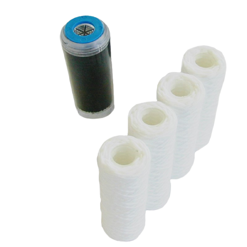 HP Pack 4 Patronen 5 Zoll – 5 Mikrometer + 1 Kohle